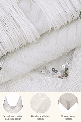 BABEYOND Women's 1920s Flapper Dress V-Neck Slip Dress for Roaring 20s Great Gatsby Party4