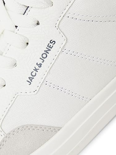 Jack & Jones Men's Low-Top Sneakers, White, 10 | Image 6