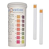pH 1-14 Wide Range Test Strips [Moisture-Proof Vial of 100 Strips] Made in USA