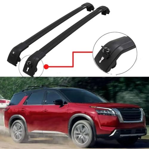 Barres de toit verrouillables Nissan Pathfinder transversales