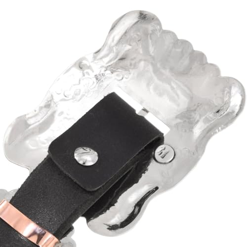 Genuine Sleeping Beauty Turquoise Silver Concho Belt Navajo Hammered Patterns on Genuine Leather 10024