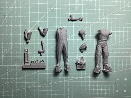 Kit de figura modelo de resina sin montar 1/35 miniatura 4