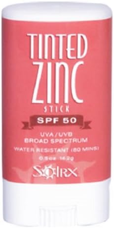 SolRX Tinted Zinc Stick Sunscreen SPF 50, 0.5 oz