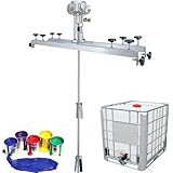 Luftrührwerk - Pneumatische Farbrührmaschine zum Farbmischen und Tintenrührer, geeignet für 1000L Kapazität, effiziente Mischausrüstung für kleine Fünfzylinder-Anwendungen