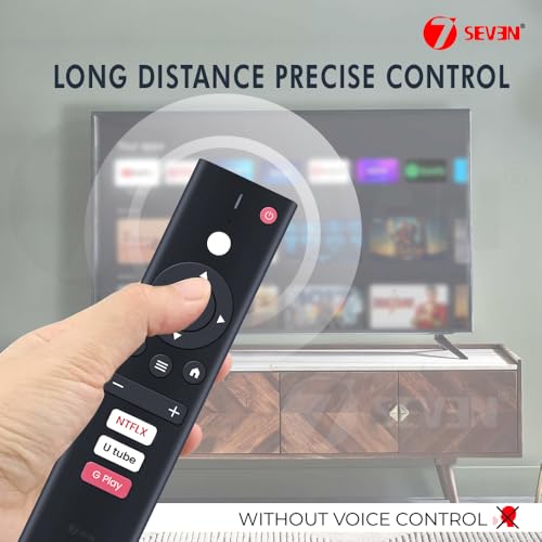 7SEVEN® Compatible with Infinix X3 Smart Led Tv Remote Original Model of Replica Without Voice Command Suitable LED OLED FHD Smart Android Television Ensure That Existing Genuine Remote Match Exactly 4 41BQpLJBkkL