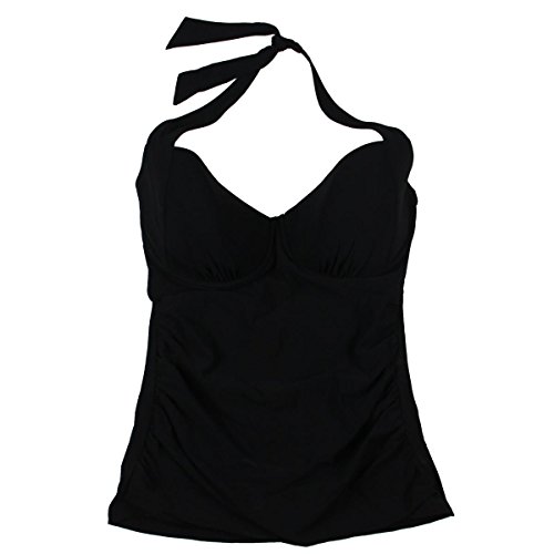 Profile by Gottex Women's Standard Tutti Frutti D Cup Halter Tankini