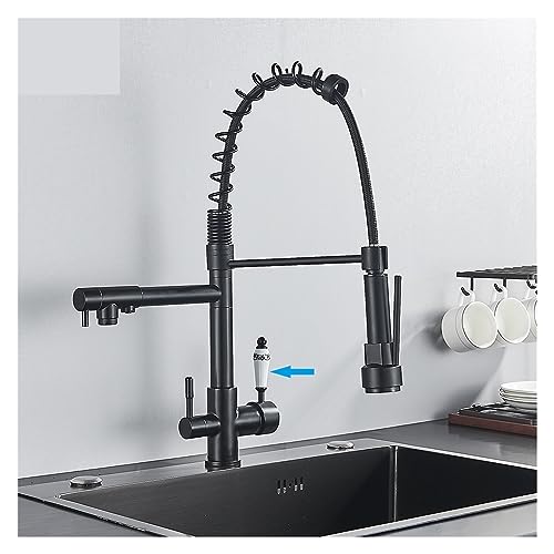 Robinet de filtre pur noir mat design moderne luxe