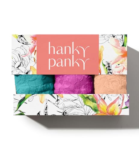 Image of hanky panky - Signature Lace Low Rise Thongs for Women | Lacy Lingerie Underwear | 3 or 5 pack