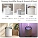 Dreamzy Humidifier, Dreamzy Streaming Light Humidifiers, 500ml colorful nightlight large-capacity hydrating spray humidifier, Desktop air humidifier (white)