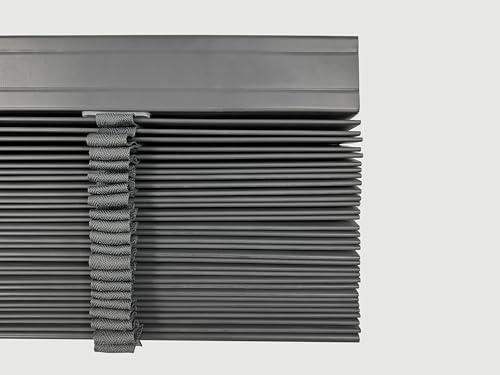 Faux wood wooden Grain PVC Window Venetian Blind/Blinds, Easy Fit Child Safe Trimmable Shutters - Image 3