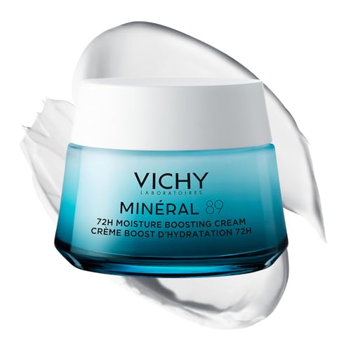 Vichy Minéral 89 Hydratant du visage, 72H Crème légère pour tous les types de peau