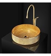 Amazon.co.jp: 【排水セット付き】 洗面ボウル 陶器 豪華 手洗器 置き