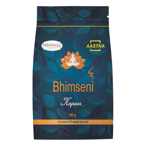 Image of Patanjali Aastha Bhimseni Kapoor 50 Gm