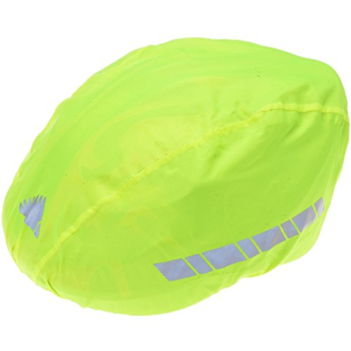 Filmer 46.850 Regenschutz Helm / Überzug für Fahrradhelm / Reithelm etc. - neongelb - reflektierend