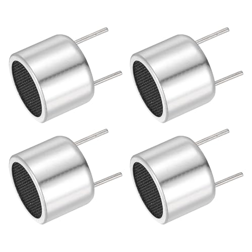 sourcing map 4 sensores ultrasónicos de distancia de módulo TCT40-16T, transductor de medición de distancia de alta precisión, sensor de rango ultrasónico, color plateado