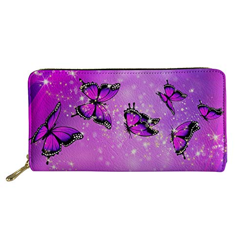 Biyejit Damen-Reisebrieftasche, lange Münzgeldbörse, Clutch, Handyhülle, Geschenk für Mädchen, Rosa Biyejit Damen-Reisebrieftasche, lange Münzgeldbörse, Clutch, Handyhülle, Geschenk für Mädchen, Rosa