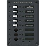 Blue Sea Systems 8059 AC 8 Position Panel, Beige