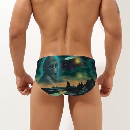 Aliens Men's Swimsuit Bikini Briefs Swim Underwear Stretchy Swimwear3