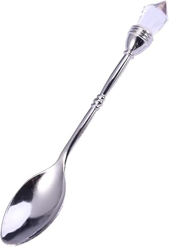 Kichvoe Cuchara retro de estilo europeo Cuchara creativa de pastel helado postres