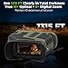 WOSPORTS 4K Night Vision Goggles, up to 80X Total Magnification 1315FT Infrared Night Vision, 64GB TF Card - Ideal for Camping & Outdoor Use