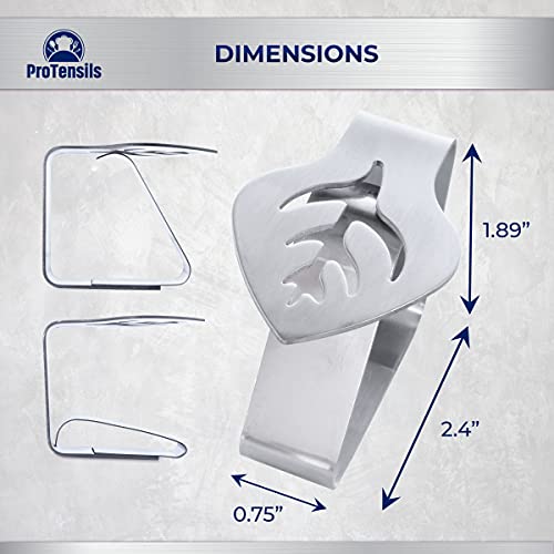 Protensils 6 Pcs - Decorative Tablecloth Clips, Picnic Table Clips, Outdoor Table Clamps, Flower Design Table Clip, Great For Parties, Weddings #TOP1