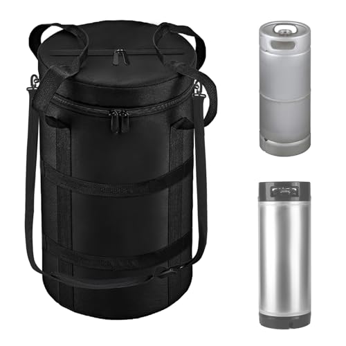La Mejor Recopilación de Frigoríficos para barril de cerveza . 43 Enfriador de barril para cerveza casera, enfriador de barril de cerveza compatible con nuevo barril de bloqueo de bola de 5 galones y barril cursi de 5 galones, tela Oxford 600D...