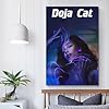 Doja Cat Print Album Cover Signed Limited Poster,Music Cover Posters,Pop Hip Hop Rap Singer Star Music Poster Aesthetic Canvas Wall Art for Girl And Boy Teens Dorm Decor 08x12inch(20x30cm) Unframe-sty #4
