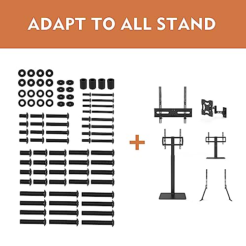 Universal TV Installation Hardware Kit Includes M4 M5 M6 M8 TV Sets Screws and Spacers for Most TVs Up to 80" HTA001-2 - Image 4