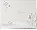Fashioncraft Butterfly Design Wedding Guest Book