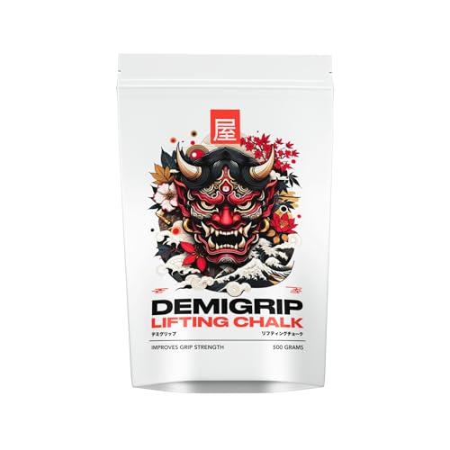 Image of Chamberofgods Demigrip Lifting Gym Chalk Powder, 500 Grams | For Workout, Calisthenics, Lifting Barbell Rod, Helps Hand Grip Strength