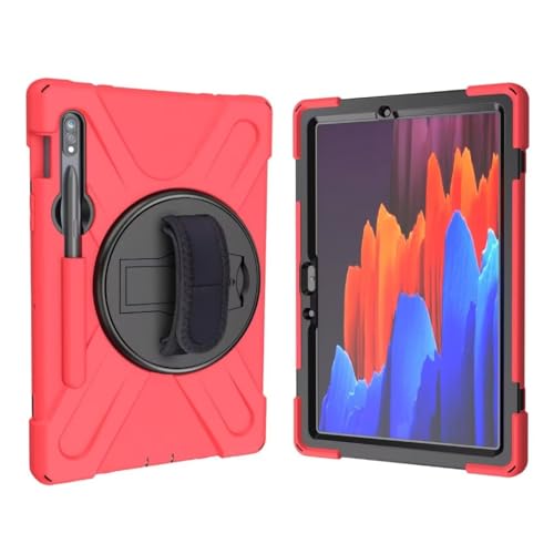 Coque Samsung Galaxy Tab S8 11" et S7 antichoc rouge HDWA