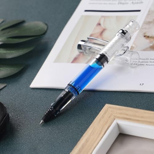 GALPADA Bolígrafo de tinta pistón 0.5 mm gel 2 unidades miniatura 5