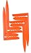 Limin Claim-it Stakes for Beach Towels ,Orange ,Set of 4