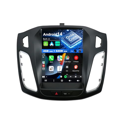 【AMPIA GAMMA DI FUNZIONI】 Navigazione GPS online e offline - WiFi migliore - 4G - Ricezione radio FM RDS - OBD2 - Controllo del volante - Supporto riproduzione 4K (3840 × 2160 pixel) - Impostazione EQ - Supporto DAB + (Adattatore: B092D31BVX) - USB o MicroSD (fino a 500 GB) - AHD-Camera.