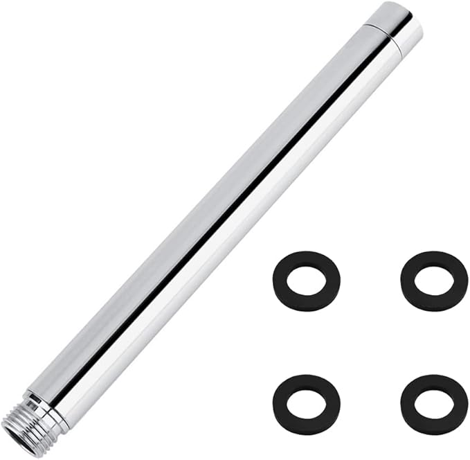 DXLing 27.5cm Round Shower Head Extension 304 Stainless Steel Shower
