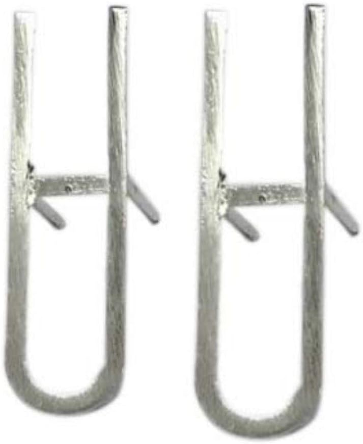 Tilok Kathi/Tilak Mold (U Shape) Tilak/Tika Stamp Silver, Metal (Pack of 2)