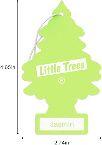 Miniatura 211 de Little Trees - Ambientador de árbol colgante que proporciona un aroma de larga duración para auto u hogar. Aroma Leather, 4 paquetes de 6