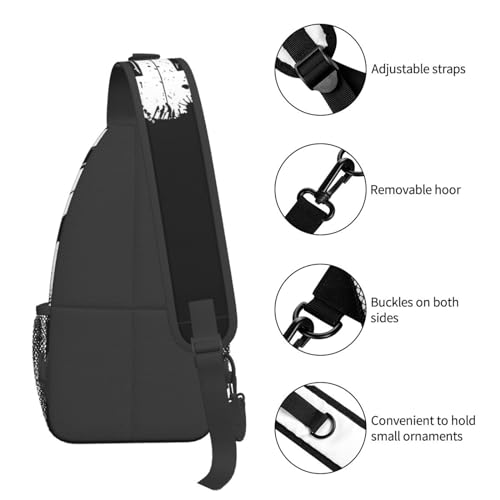 Bolso tipo bandolera con estampado Piano miniatura 5
