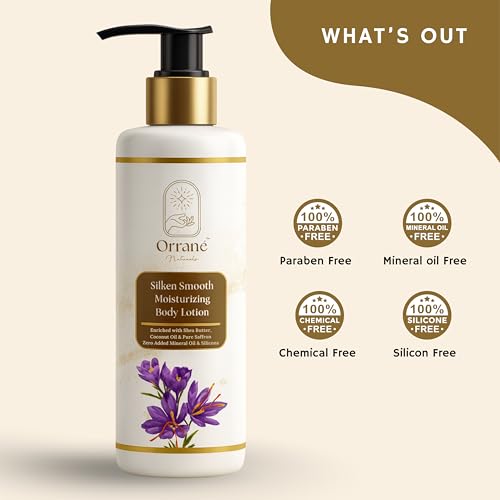 Image of Orrane Moisturizing Body Lotion for Dry Skin | Shea Butter and Coconut Oil Enriched Formula for Soft Smooth Skin | Non-Sticky Hydrating Lotion for Men and Women All Skin Types - 500ml