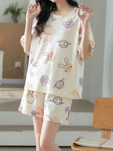 Image of Louis Luxe Women's Cotton Blend Pajama Set