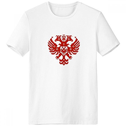 T-shirt aigle Russie emblème mosaïque une idée cadeau originale pour homme passionné d'histoire