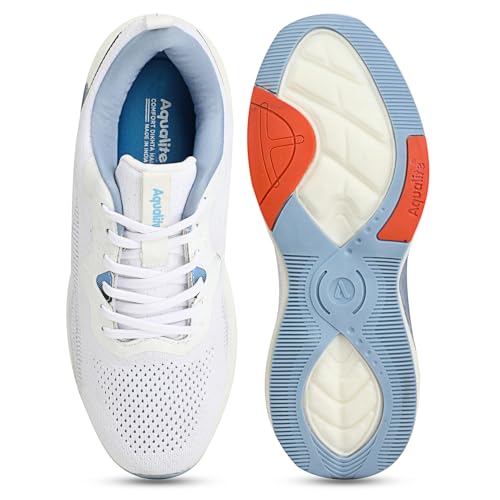 Image of Aqualite Trending OCEAN-07 Sports Walking Lightweight Shoes with Comfort Cushion & Lace-Up for Dailywear Shoes for Men