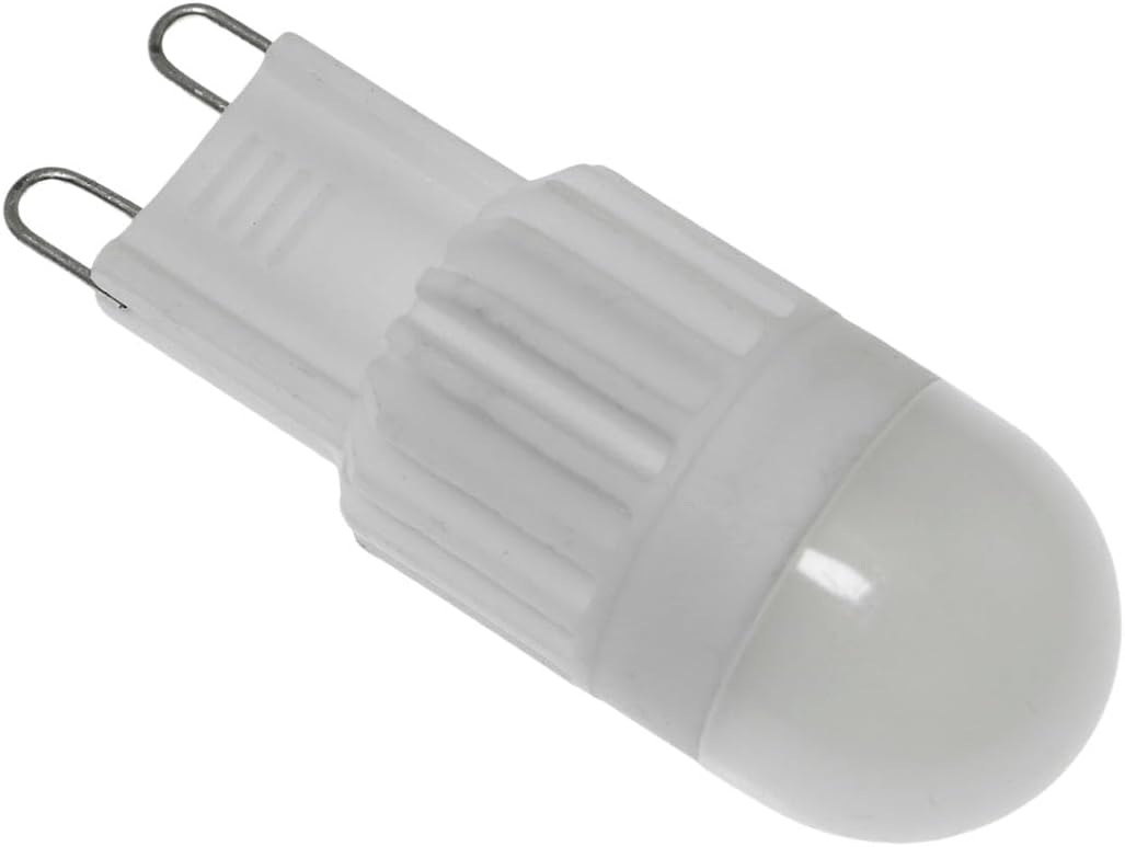 2PCS White G9 LED Light Bulbs 110V 3W Dimmable Ceramic High Power G9 Bulb Light for Home Lighting