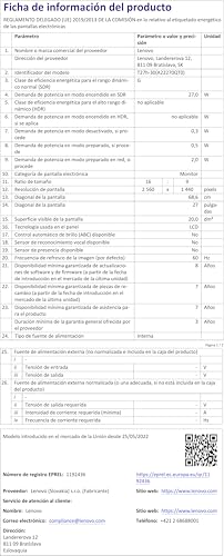 Lenovo ThinkVision T27h-30 2560x1440/350nits/Display Port/HDMI/USB/USB Type-C/3Y Warranty