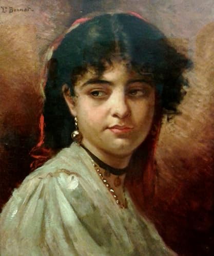 Leon Florentin Bonnat toile murale abstraite femme portugaise salon