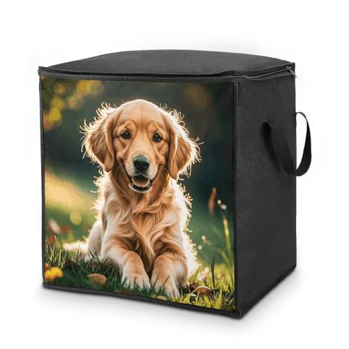 Couvertures sacs de rangement Golden Retrievers pour placards encombrés
