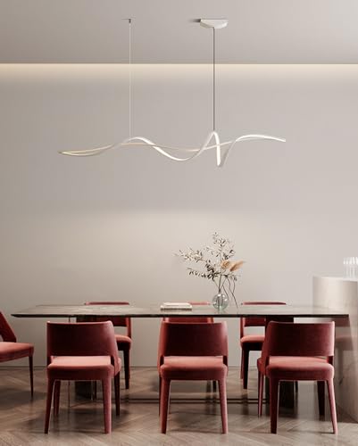 Luminosité réglable lampe suspension pour éclairage salon sans reflet - 4