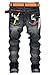Men's Straight Slim Fit Ripped Distressed Jeans Pants,Paint Printed (Paint 05165, 42)