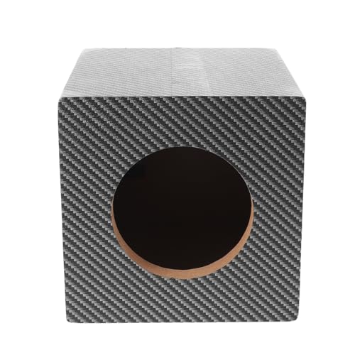 GLEAVI Caisson de Haut-Parleur en Bois 4 Pouces pour Voiture et Camion Caisson de Basses Étanche Isolation Acoustique Enceinte Vide Portable pour Système Audio Automobile