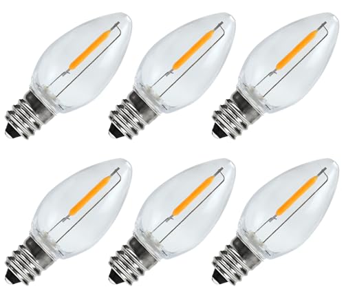 RuiAoTD C7 LEDiCgCgd 0.6bg 7W E12C ^x[X GW\LEDCgd 2200K EH[zCg NAvX`bN OXgOCg 6pbN s